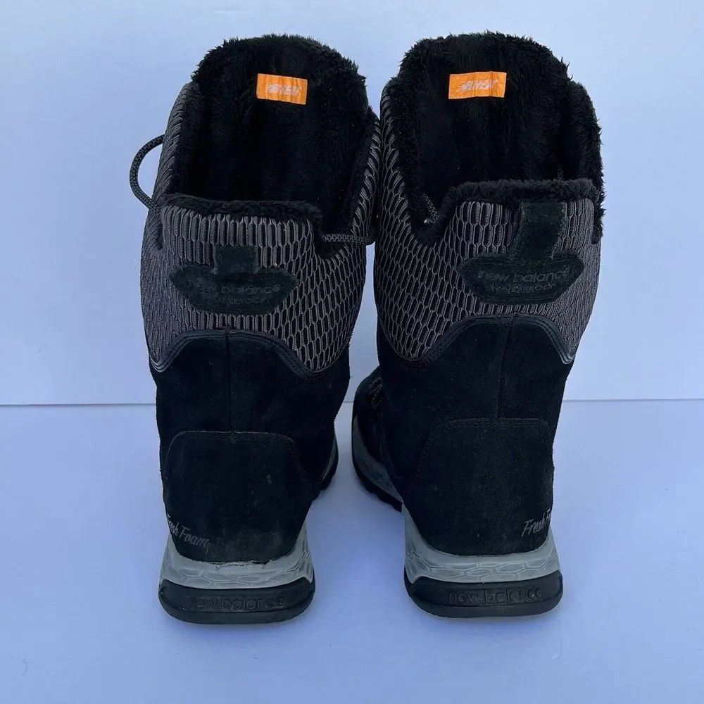 New Balance Fresh Foam 1100‎ Winter Snow Boot Boots Black Grey Size 5.5 US